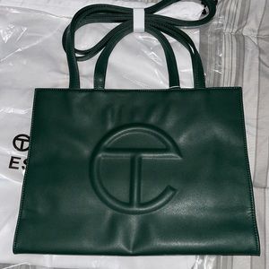 Meduim Dark Olive shopping Bag